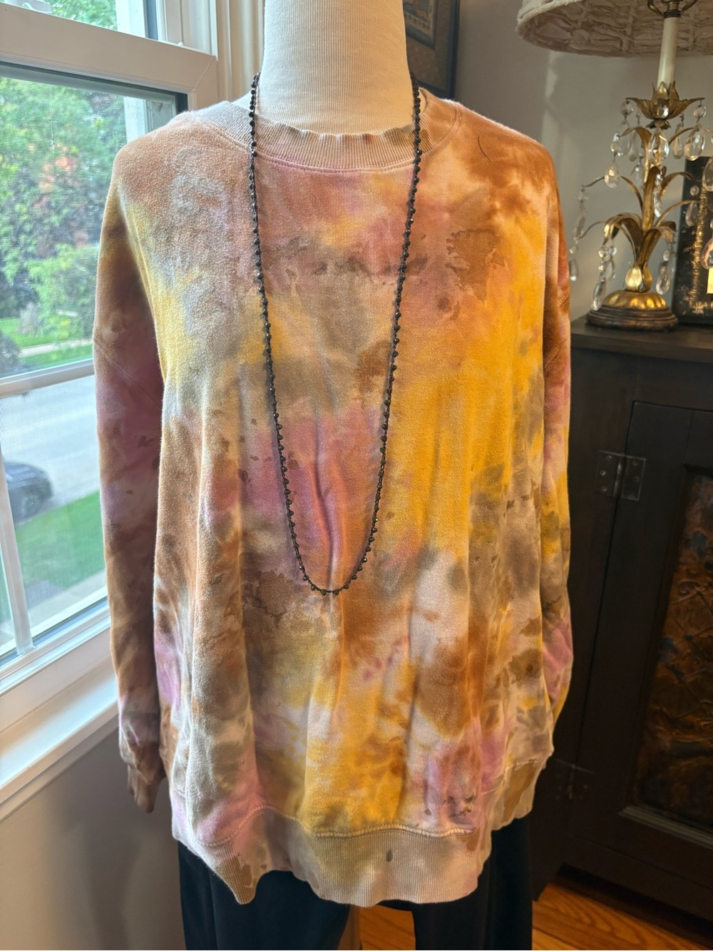 Wild Fable Multicolor Tie-Dye Pullover Sweatshirt, Size L (GUC)
